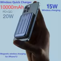 Arvin 10000mAh Magnetic Power Bank 15W Magnetic Wireless Charging  Arvin 10000mAh Magnetic Power Bank 15W Magnetic Wireless Charging