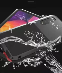 Love Mei Metal Armor Shock Dirt Proof Water Phone Cases 