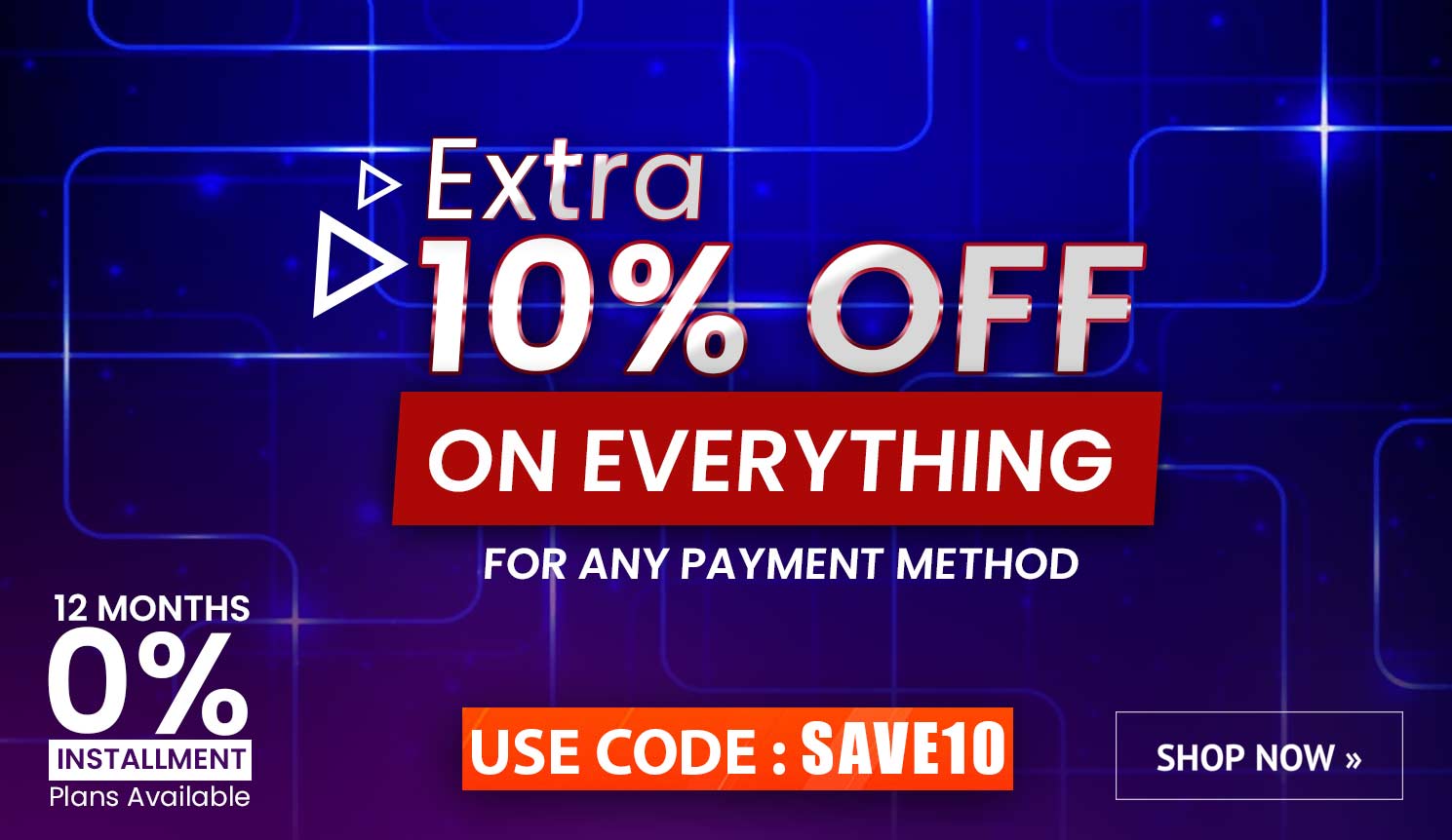 clickNshop.lk Enjoy extra 10% OFF On Everything For Any Payment Method at www.clicknshop.lk . Use code : SAVE10 at checkout to obtain your discount. Call us for more information 0115566111 T&C Apply